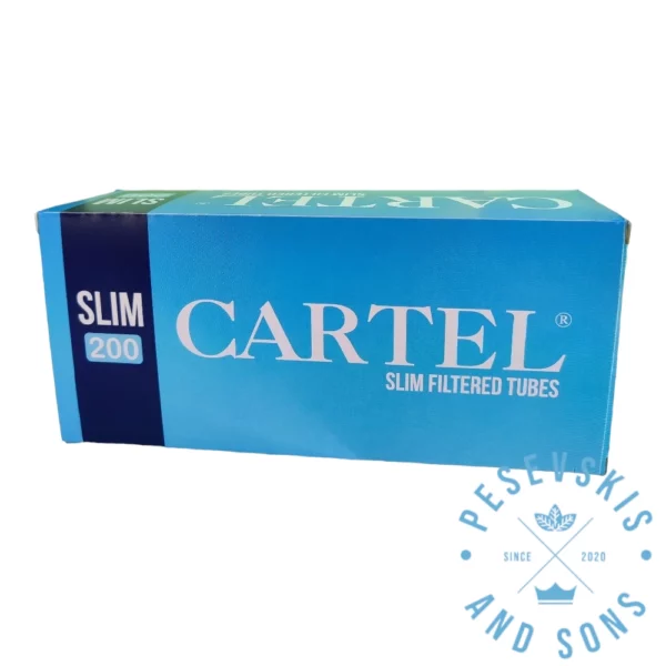 Slim Prazne Cigarete CARTEL 200 - Beli