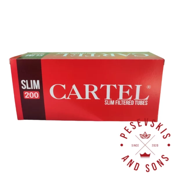 Slim Prazne Cigarete CARTEL 200 - Braon