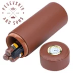 Nov Braon Putni Humidor od Kože za Čuvanje 5 Tompusa