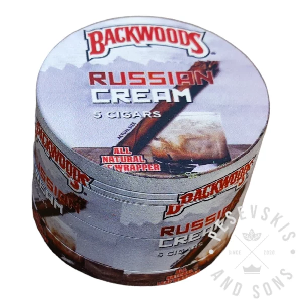 Metalne Mrvilice Backwoods 55mm - 4 dela - Russian Cream za travu