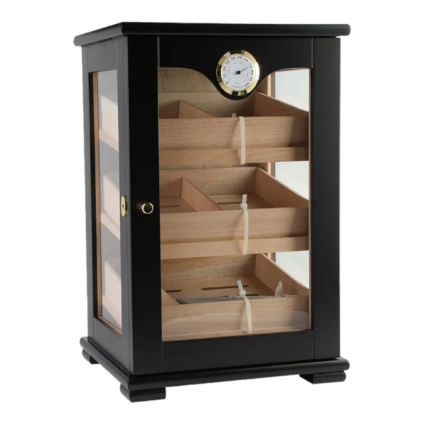 Zatvoren Crni Hjumidor Cabinet za 150 Cigara