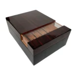 Drveni Humidor sa Staklom za Cuvanje 50 Cigara