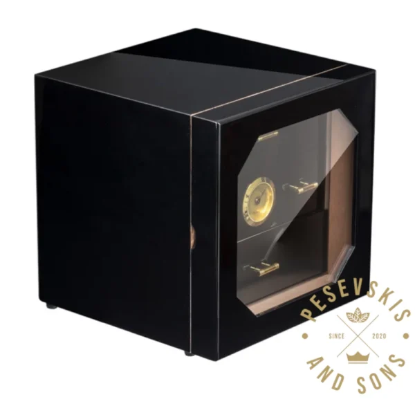 Humidor za 180 Cigara-Crni Lakirani