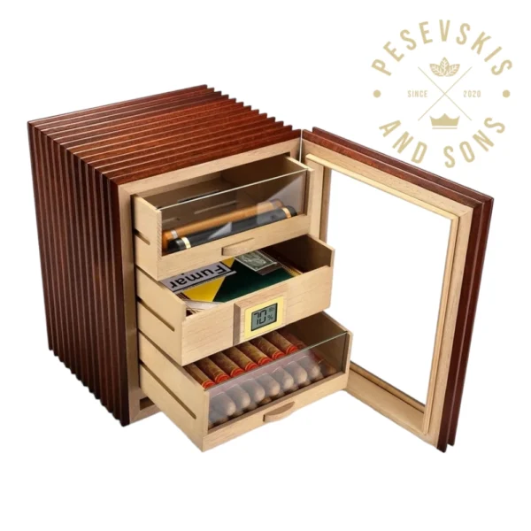 Humidor za čuvanje tompusa sa 3 fioke