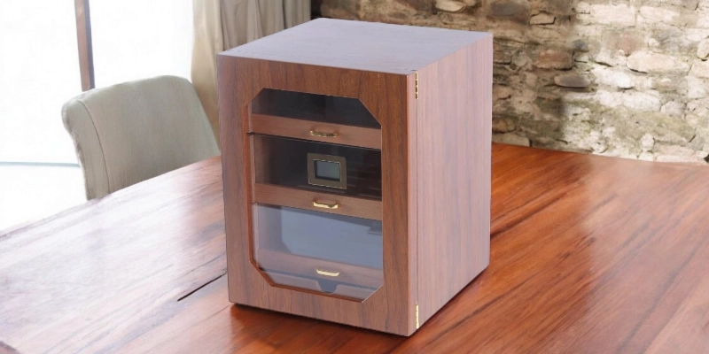 Drveni humidor cabinet za cuvanje 100 cigara