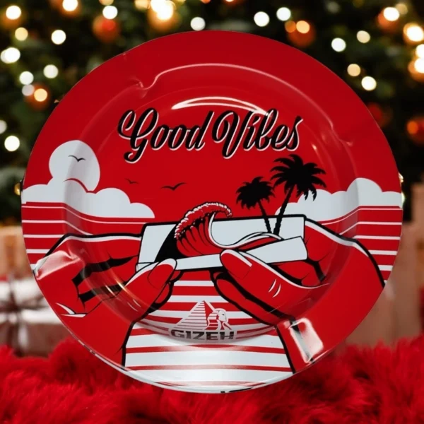 Gizeh Pepeljara za 4 Cigarete - Crvena - Love Vibes