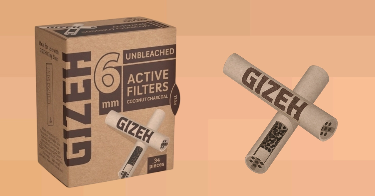 GIZEH Active Filter Unbleached 34 kom