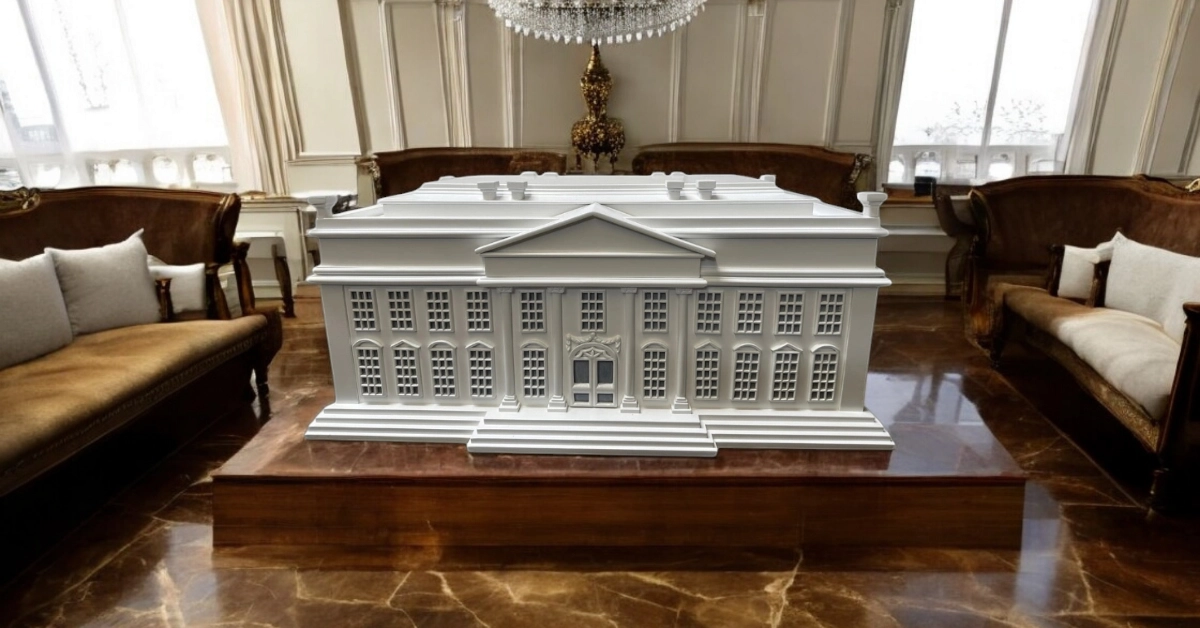 Luxury Humidor The White House by Daniel Marshall