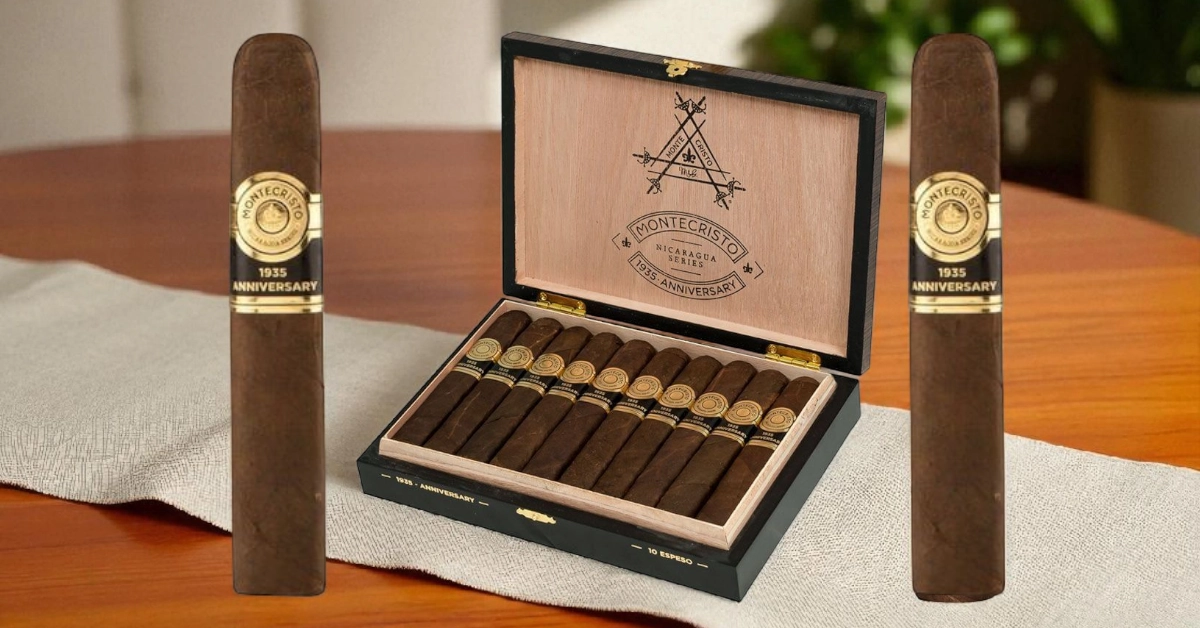 Slika cigare Montecristo 1935 Anniversary Nicaragua Espeso – Top 25 cigara 2024 godine 