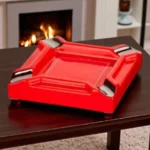 Casseti Pepeljara za 4 Cigare - Crvena Boja