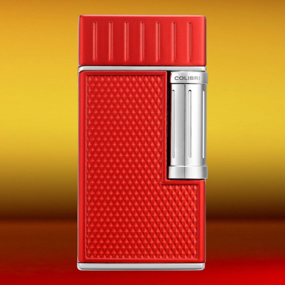 colibri-julius-upaljac-za-cigare-lule-crveni Colibri Julius Double Soft Flame crveni – luksuzni upaljač za cigare