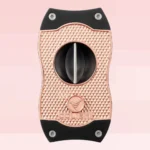 Colibri Diamond V-Cut roze zlato/crni – luksuzni sekač za cigare