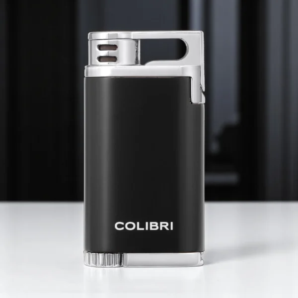 Colibri Belmont crno-hrom – elegantni single torch upaljač