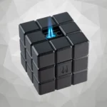 Colibri Heritage Cube crni – luksuzni stoni upaljač
