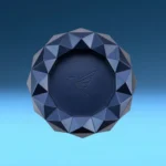 Colibri Quasar Okrugla pepeljara plava – luksuzna pepeljara sa Quasar dezenom