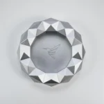 Colibri Quasar Okrugla pepeljara srebrna – premium pepeljara za cigare