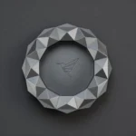 Colibri Quasar Okrugla pepeljara gunmetal – moderna pepeljara za cigare