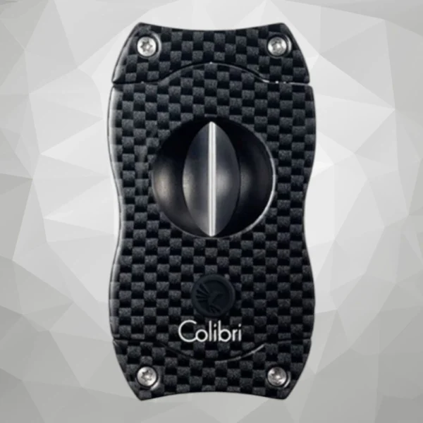 Crni Colibri V-Cut Carbon sekač za cigare, cigarilose, tompus