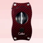 Colibri V-Cut carbon crveni – atraktivan sekač za cigare