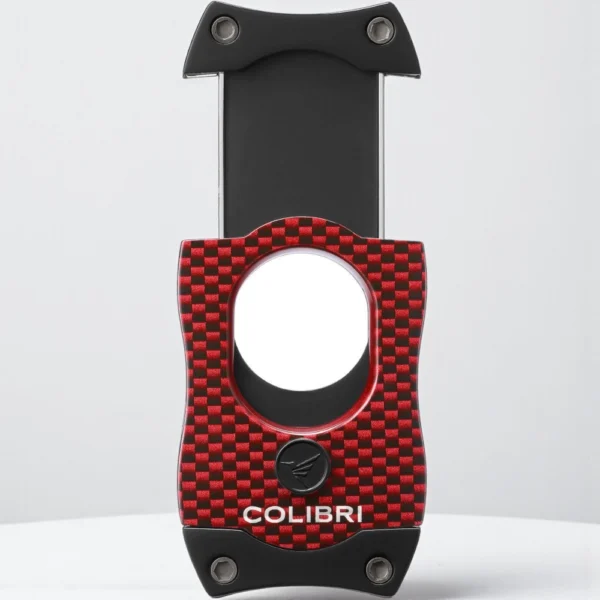 Otvoren Colibri S-Cut Carbon Fiber sekač za tompuse crveni