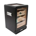 Drveni Humidor Kabinet sa Staklenim Poklopcem za Cigare