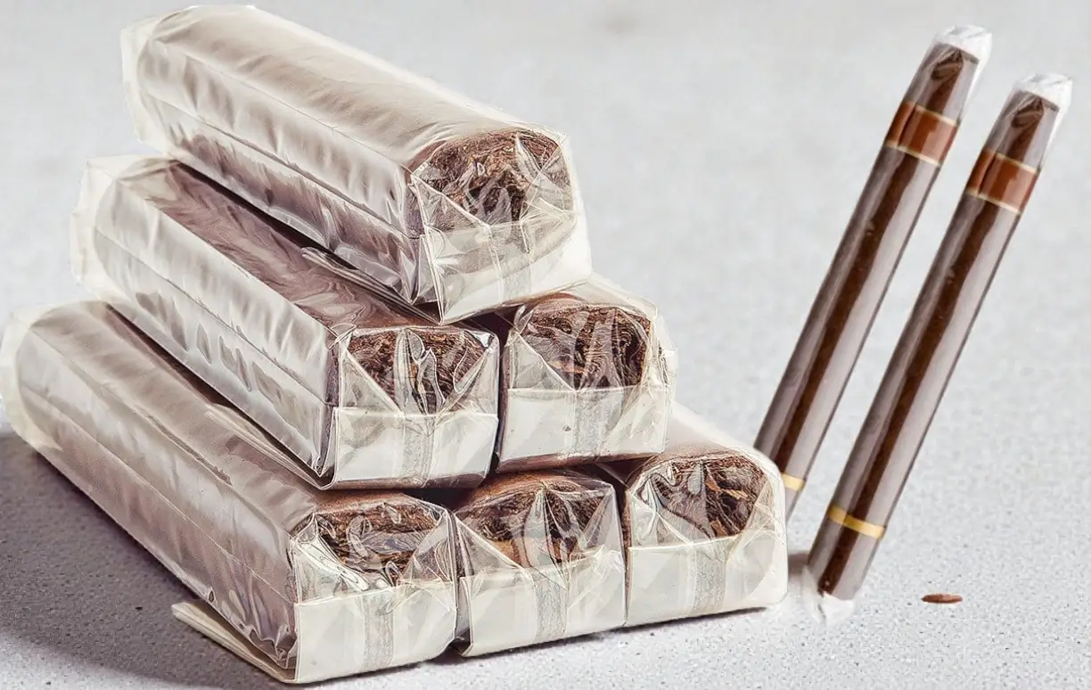 Primer celofana koji se NE koristi na premium kubanskim cigarama