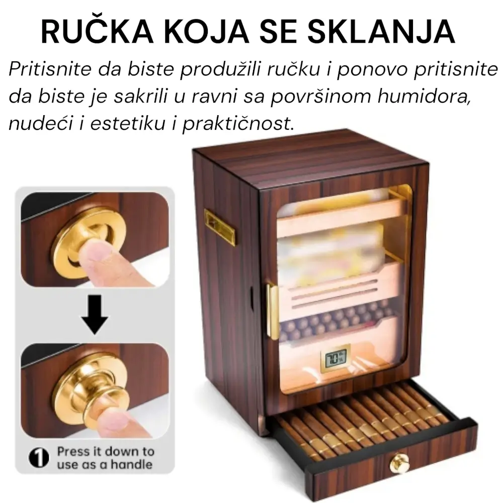 Rucka koja se sklanja na humidoru
