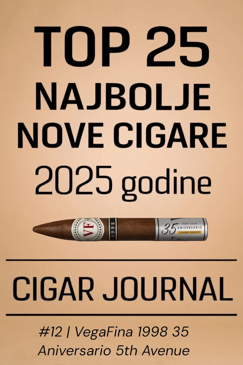 TOP 25 TOMPUSA: 12. mesto - VegaFina 1998 35 Aniversario 5th Avenue