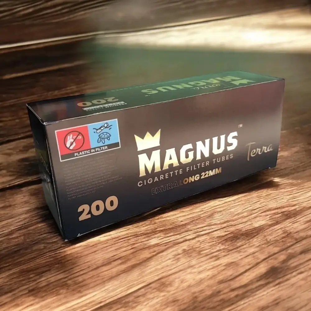 Magnus braon prazne cigarete sa filterom za punjenje duvanom