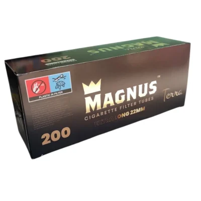 Magnus Terra braon prazne cigarete 200 kom pakovanje extra long filter 22mm