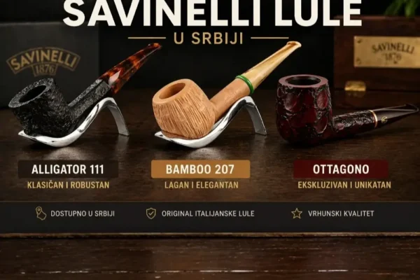 Top 3 Savinelli lule u Srbiji Alligator Bamboo Ottagono