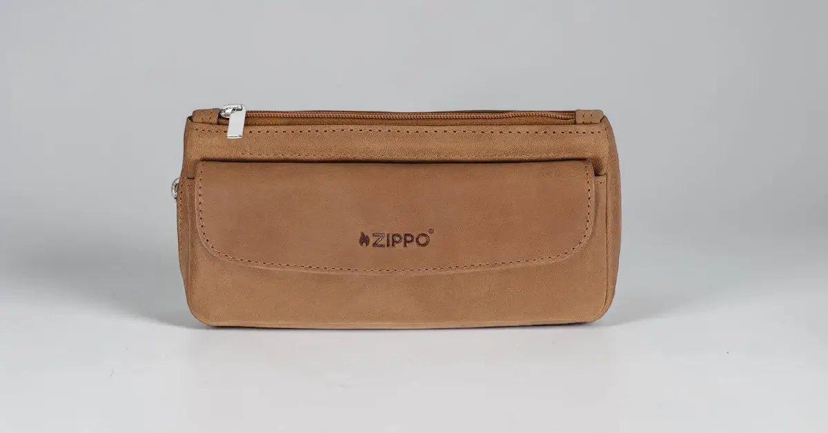 Zippo kožna futrola za lulu i pribor za pušenje od prave kože