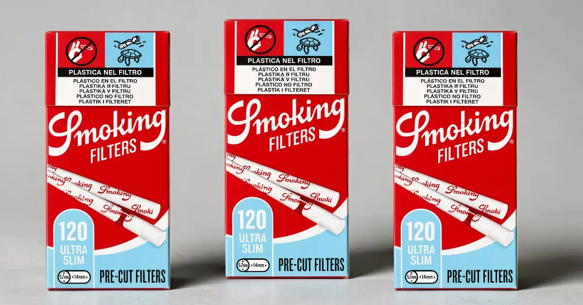 Smoking Pre-Cut Slim Filteri za motanje Duvana