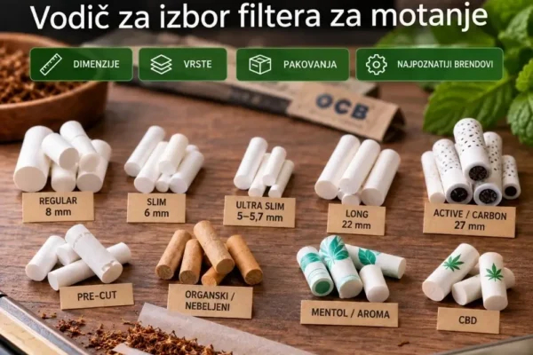 Filteri za duvan - vodič za izbor
