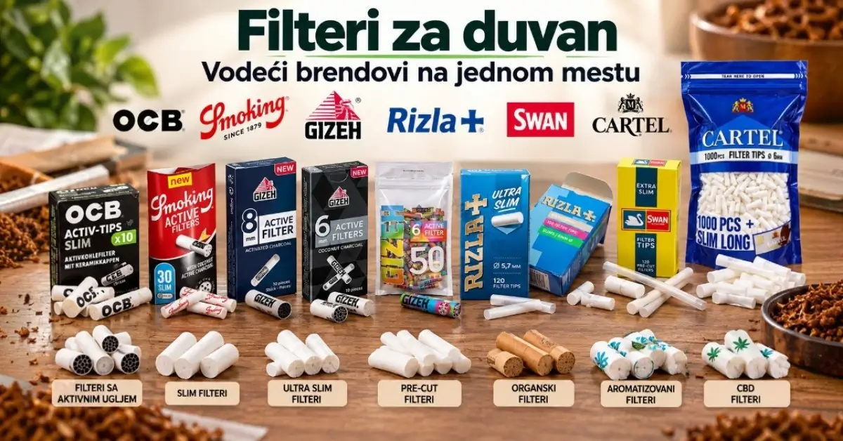 najpoznatiji brendovi filtera za duvan Najpoznatiji brendovi filtera za duvan u Srbiji